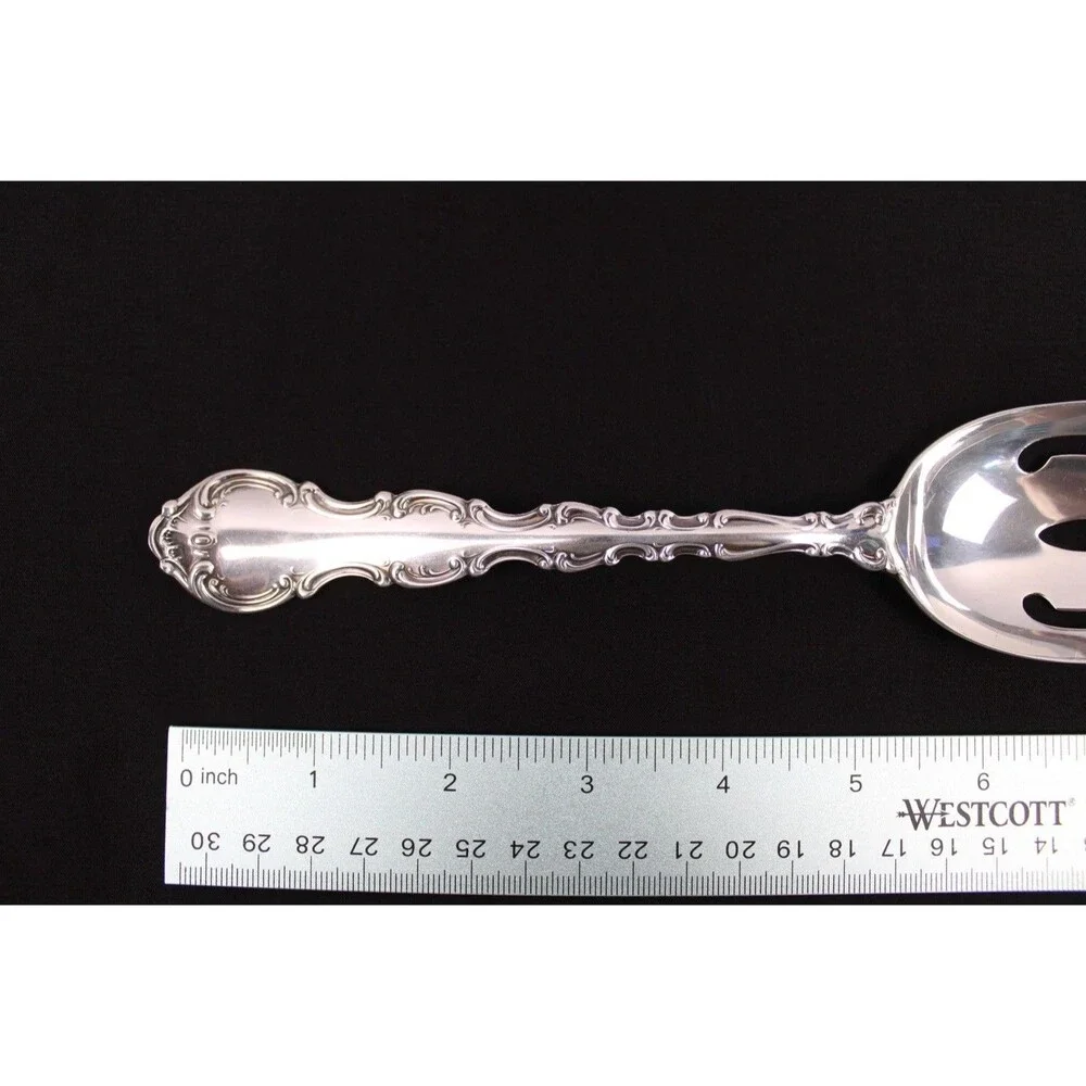 Strasbourg by Gorham Sterling Silver Serving Spoon Pierced Orig 8 1/2